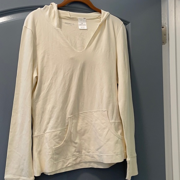 Danskin cream Yoga Hoodie Xl NWOT - Picture 1 of 4